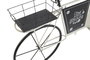DKD Home Decor Expositor Metal Bicicleta Blanco