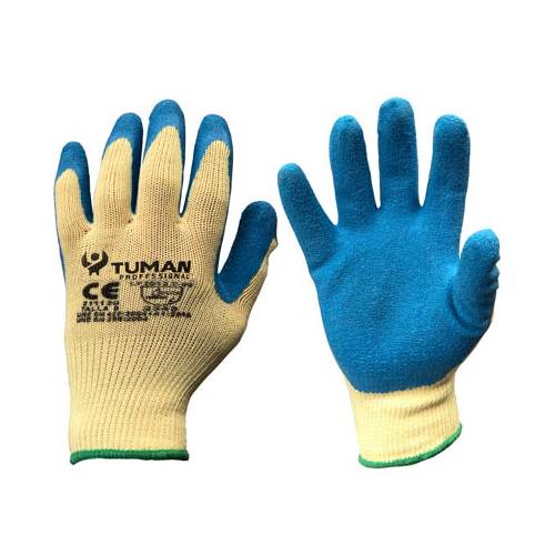 Tuman Guante de Poliéster y Algodón con Recubrimiento de Látex T09 Tuman Guante de Poliéster y Algodón con Recubrimiento de Látex T09