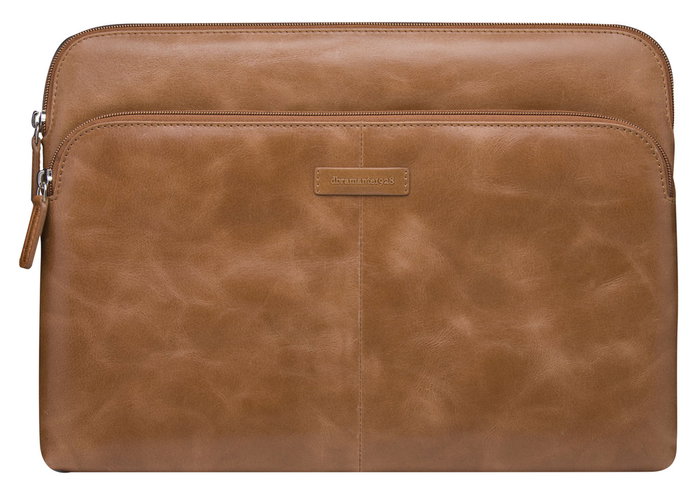 Skagen Pro+ Funda para MacBook Pro 14" (35,6 cm), Cuero de Grano Entero, Bronceado, Resistente a Impactos, 350 g