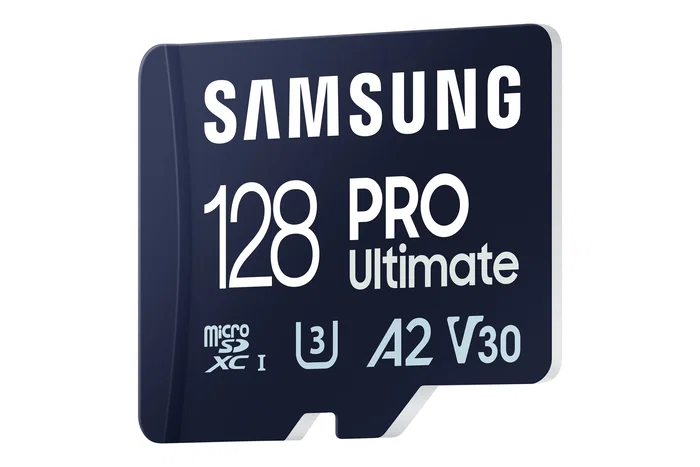 Samsung MB-MY128S Tarjeta microSDXC 128 GB PRO Ultimate UHS-I Clase 10 (U3/V30/A2) 200 MB/s para 4K, Drones, Cámaras, Smartphones y Videojuegos con Adaptador SD