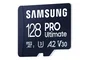 Samsung MB-MY128S Tarjeta microSDXC 128 GB PRO Ultimate UHS-I Clase 10 (U3/V30/A2) 200 MB/s para 4K, Drones, Cámaras, Smartphones y Videojuegos con Adaptador SD