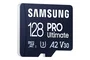 Samsung MB-MY128S Tarjeta microSDXC 128 GB PRO Ultimate UHS-I Clase 10 (U3/V30/A2) 200 MB/s para 4K, Drones, Cámaras, Smartphones y Videojuegos con Adaptador SD