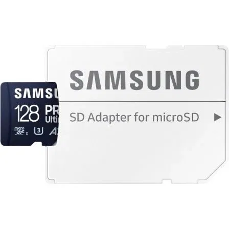 Samsung MB-MY128SA/WW Tarjeta Memoria microSDXC Pro Ultimate 128GB U3 V30 A2 Adaptador SD 200MB/s Lectura 130MB/s Escritura Samsung MB-MY128SA/WW Tarjeta Memoria microSDXC Pro Ultimate 128GB U3 V30 A2 Adaptador SD 200MB/s Lectura 130MB/s Escritura