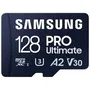 Samsung MB-MY128SA/WW Tarjeta Memoria microSDXC Pro Ultimate 128GB U3 V30 A2 Adaptador SD 200MB/s Lectura 130MB/s Escritura