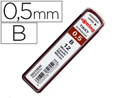 Minas Rotring Grafito 0,5 mm B Estuche De 12 Minas 10 unidades