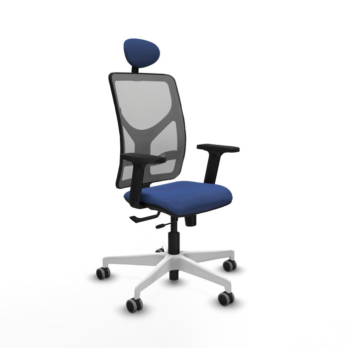 PIQUERAS Y CRESPO Silla de oficina Motilla con mecanismo Sincro/Traslack, Azul marino y Gris PIQUERAS Y CRESPO Silla de oficina Motilla con mecanismo Sincro/Traslack, Azul marino y Gris