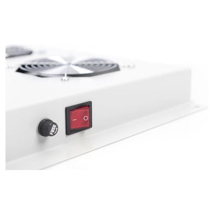 Digitus Unidad de refrigeración de techo Unique/Dynamic 4 ventiladores gris