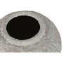DKD Home Decor Jarrón de Terracota Gris Hecho a Mano 41x41x57 cm