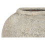 DKD Home Decor Jarrón de Terracota Gris Hecho a Mano 41x41x57 cm