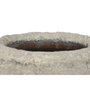 DKD Home Decor Jarrón de Terracota Gris Hecho a Mano 41x41x57 cm