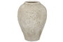 DKD Home Decor Jarrón de Terracota Gris Hecho a Mano 41x41x57 cm