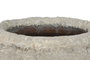 DKD Home Decor Jarrón de Terracota Gris Hecho a Mano 41x41x57 cm