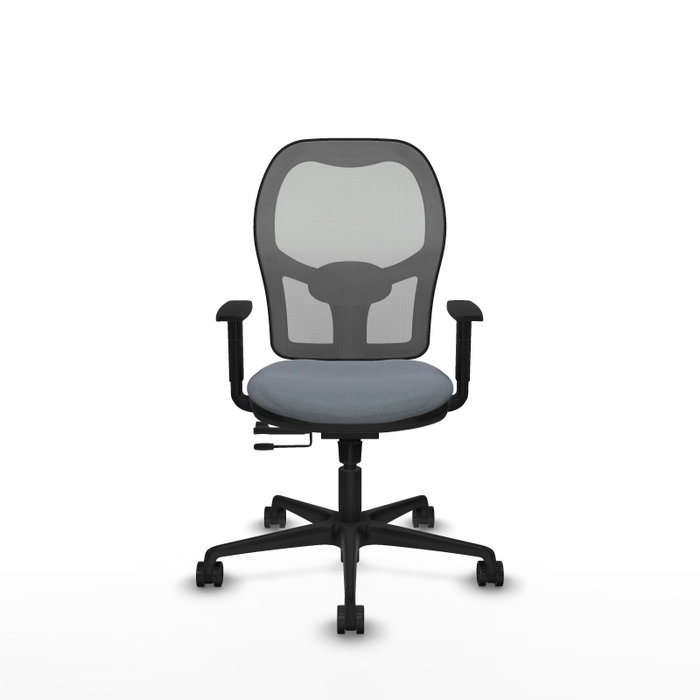 PIQUERAS Y CRESPO Silla de oficina Jorquera Gris con mecanismo Sincro/Traslack