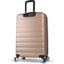 Zoozie Bags Maleta Dorada Grande 76 cm 100L ABS Viaje 4 Ruedas Dobles Cierre Codificado