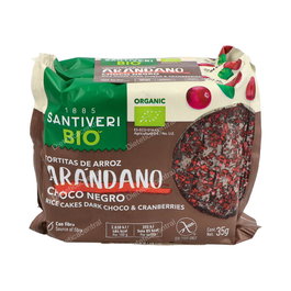 Santiveri Tortitas De Arroz Con Arandanos Y Chocolate Negro Sin Gluten 3X35Gr Ecológicas