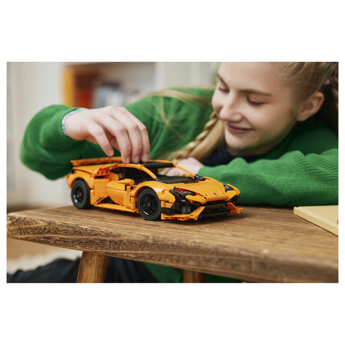 LEGO Technic 42196 Lamborghini Huracán Tecnica Orange Juego de Construcción 806 Piezas para Niños de 9 Años en Adelante LEGO Technic 42196 Lamborghini Huracán Tecnica Orange Juego de Construcción 806 Piezas para Niños de 9 Años en Adelante