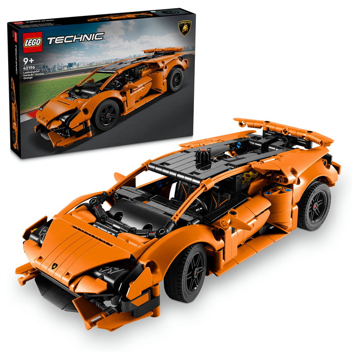 LEGO Technic 42196 Lamborghini Huracán Tecnica Orange Juego de Construcción 806 Piezas para Niños de 9 Años en Adelante LEGO Technic 42196 Lamborghini Huracán Tecnica Orange Juego de Construcción 806 Piezas para Niños de 9 Años en Adelante