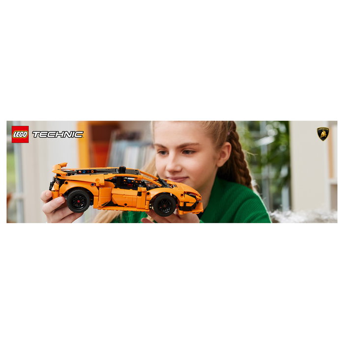 LEGO Technic 42196 Lamborghini Huracán Tecnica Orange Juego de Construcción 806 Piezas para Niños de 9 Años en Adelante LEGO Technic 42196 Lamborghini Huracán Tecnica Orange Juego de Construcción 806 Piezas para Niños de 9 Años en Adelante