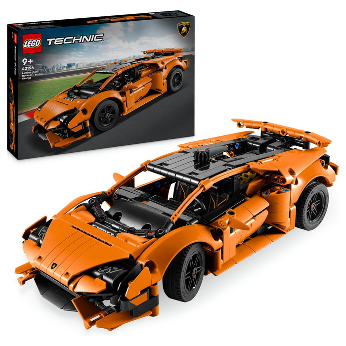 LEGO Technic 42196 Lamborghini Huracán Tecnica Orange Juego de Construcción 806 Piezas para Niños de 9 Años en Adelante LEGO Technic 42196 Lamborghini Huracán Tecnica Orange Juego de Construcción 806 Piezas para Niños de 9 Años en Adelante