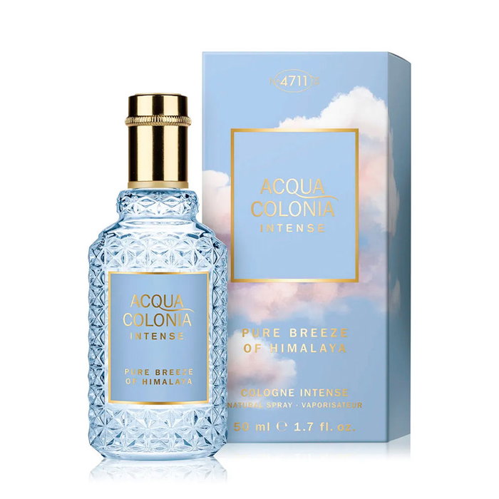 4711 Acqua Colonia Intense Pure Breeze of Himalaya - Eau de Cologne Unisex, Fragancia Fresca con Bergamota, Rosa y Almizcle, 50 ml