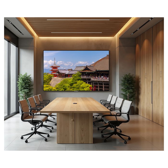 JAPANNEXT JN-IPS650UHD60F Monitor 4K Ultra HD de 65" (165.1 cm) IPS 60Hz con Altavoces, HDR, HDMI, USB, WLAN y Negro