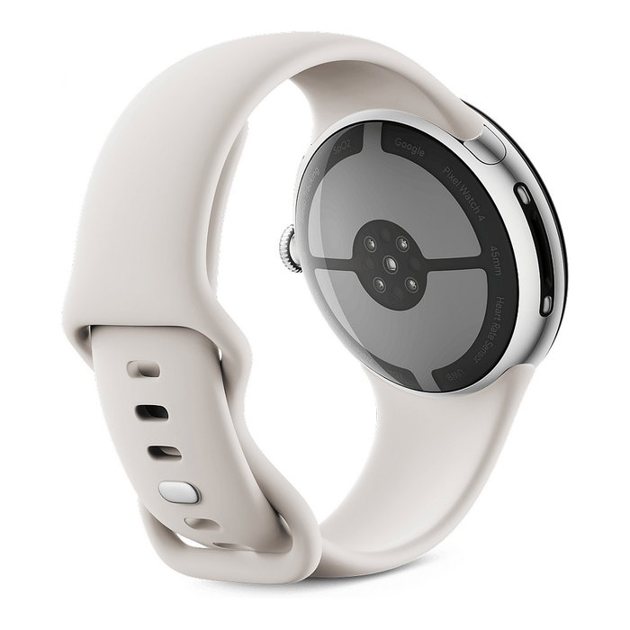 Google Pixel Watch 4 AMOLED 45 mm Plata/Beige