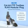 Vention IDIH0 Conector RJ45 Cat.6A FTP Sin Herramientas Color Gris Interfaz RJ45