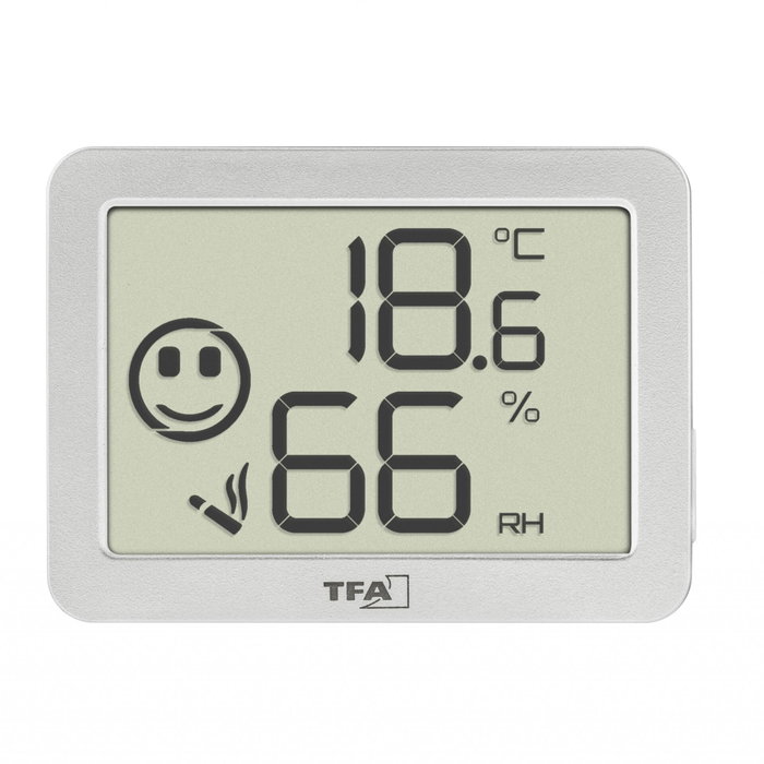 TFA Termohigrómetro Digital 30.5055.02 Negro