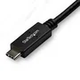 StarTech.com CDP2DVI3MBNL Cable Adaptador USB-C a DVI-D 3m - 1920x1200 60Hz - Compatible con Thunderbolt 3 y DisplayPort Alt Mode - Negro