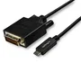 StarTech.com CDP2DVI3MBNL Cable Adaptador USB-C a DVI-D 3m - 1920x1200 60Hz - Compatible con Thunderbolt 3 y DisplayPort Alt Mode - Negro