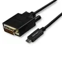 StarTech.com CDP2DVI3MBNL Cable Adaptador USB-C a DVI-D 3m - 1920x1200 60Hz - Compatible con Thunderbolt 3 y DisplayPort Alt Mode - Negro