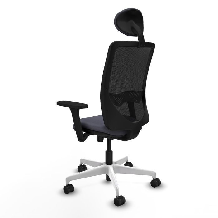 PIQUERAS Y CRESPO Silla de oficina Zulema con mecanismo Sincro, Gris oscuro y Negro PIQUERAS Y CRESPO Silla de oficina Zulema con mecanismo Sincro, Gris oscuro y Negro