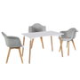Home Deco Factory Mesa Rectangular Blanca