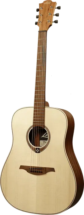LAG Guitarra Acústica Folk Dreadnought Tramontane 70 - Natural Lag Satinado Tapa Abeto Engelmann Macizo