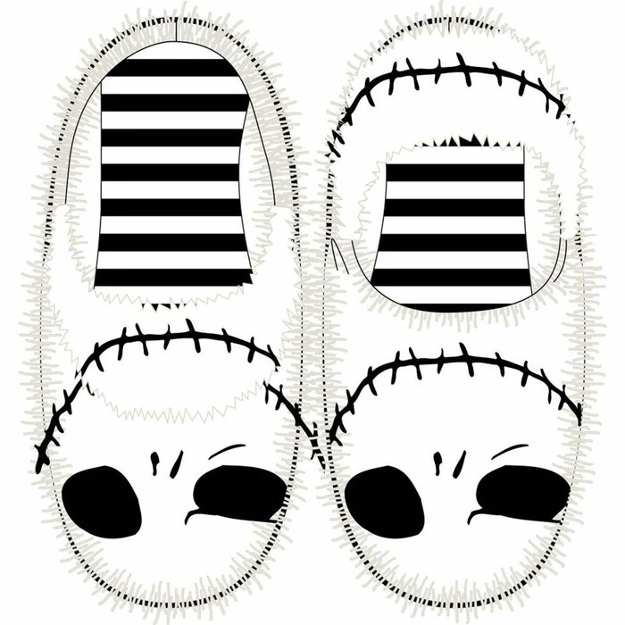 Zapatillas de Estar por Casa The Nightmare Before Christmas Blanco 38-39