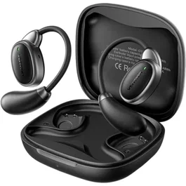 Vention NBSB0 Auriculares Inalámbricos Open Ear con ANC, Bluetooth 5.4, Resistencia al Agua IPX4, Autonomía de 8 Horas, Color Negro
