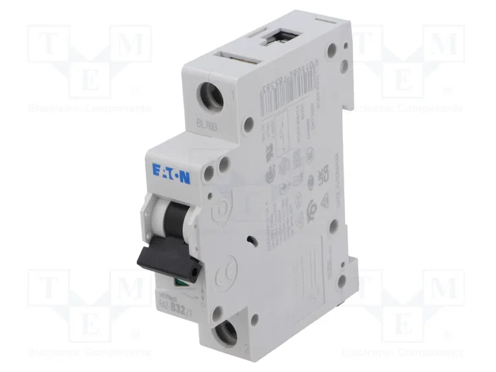EATON ELECTRIC FAZ-B32/1 Interruptor magnetotérmico 32A 1P 15kA EATON ELECTRIC FAZ-B32/1 Interruptor magnetotérmico 32A 1P 15kA
