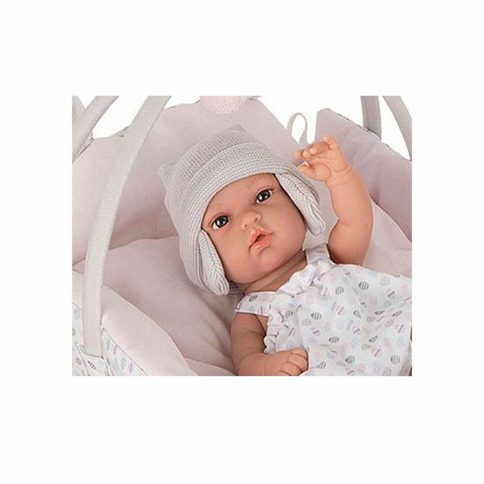 Muñecas Arias Muñeca Elegance de 33 cm con Cunita