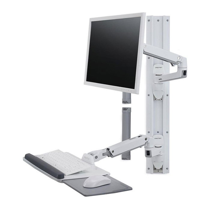 Ergotron LX Wandhalterung Monitorhalterung bis 11.3kg 81.3cm (32") für VESA 75x75 100x100mm, Weiß