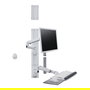 Ergotron LX Sistema de Montaje en Pared para Monitor de hasta 81.3 cm (32 Pulgadas), Soporta 11.3 kg, Ajustable, Blanco, Compatible con VESA 75x75/100x100 mm