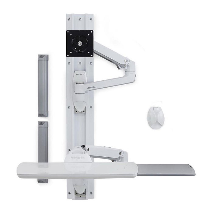 Ergotron LX Wandhalterung Monitorhalterung bis 11.3kg 81.3cm (32") für VESA 75x75 100x100mm, Weiß
