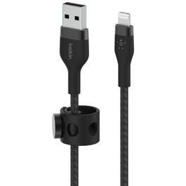 Belkin Cable USB-C a Lightning de 2 m, Negro