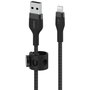 Belkin Cable USB C a Lightning de 2 m, Negro