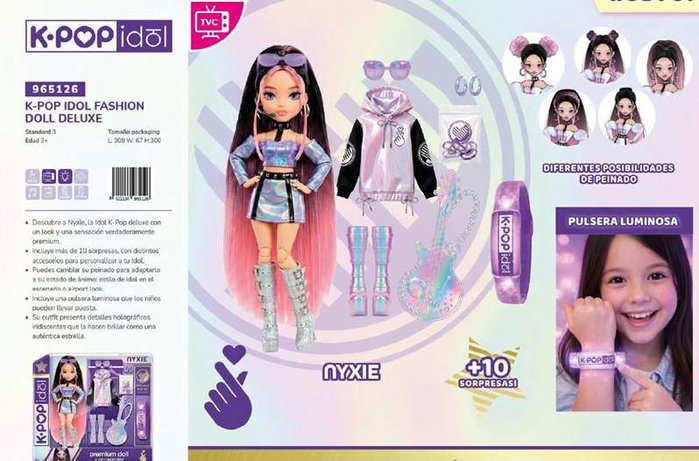 Imc Toys Muñeca K-Pop Idol Fashion Doll Deluxe 26 Cm Imc Toys Muñeca K-Pop Idol Fashion Doll Deluxe 26 Cm