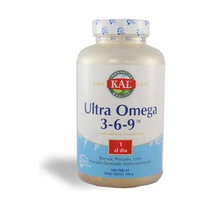 Kal/Solaray Ultra Omega 369 50 cápsulas 1200 mg Kal/Solaray Ultra Omega 369 50 cápsulas 1200 mg