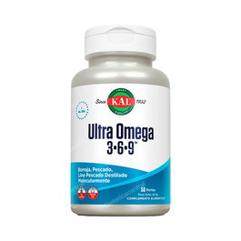 KAL Ultra Omega 3 6 9 50 Perlas Aporte Balanceado de Ácidos Grasos Esenciales