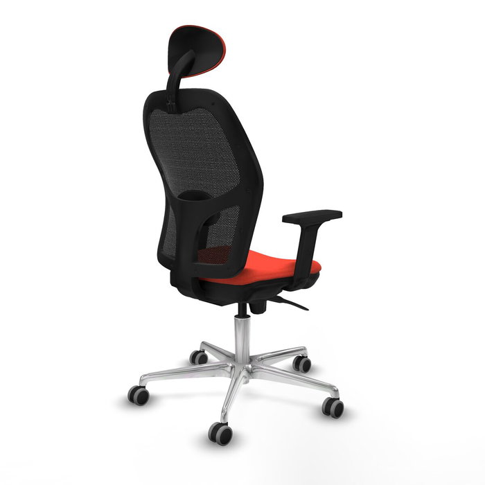 PIQUERAS Y CRESPO Silla de oficina Jorquera Naranja oscuro y Negro