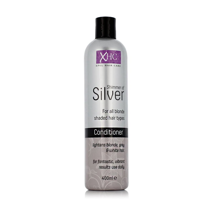 Acondicionador para Cabellos Rubios o Canosos Xpel Shimmer of Silver 400 ml Acondicionador para Cabellos Rubios o Canosos Xpel Shimmer of Silver 400 ml