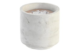 DKD Home Decor Vela Perfumada de Citronela Gris y Amarillo 1325 g