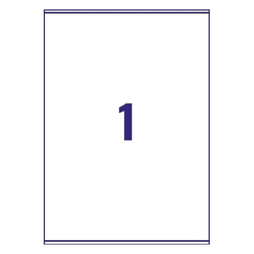 Avery L7167-15 Etiqueta para dirección Blanco Etiqueta autoadhesiva 20 cm x 28.9 cm 15 ud